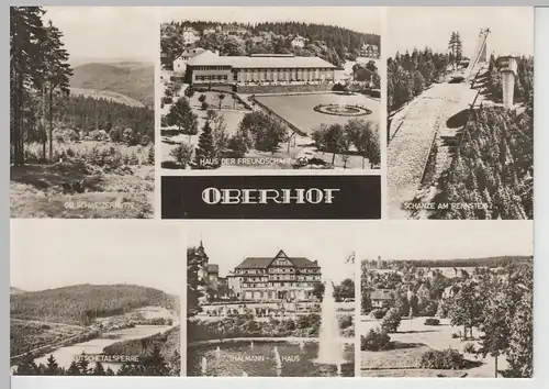 (83243) Foto AK Oberhof, Thür., Mehrbild, Lütschetalsperre 1971