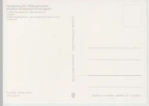 (83204) AK Masserberg, Mehrbild, Kurpark 1984