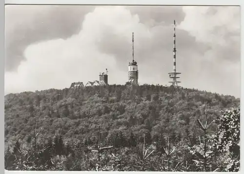 (83186) Foto AK Großer Inselsberg, Thür. Wald, Gipfelbauten 1979