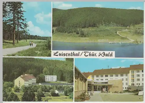 (83185) AK Luisenthal, Thür., Mehrbild, Kammwanderung 1978