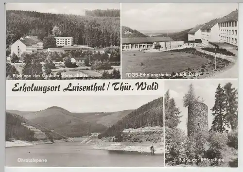 (83183) Foto AK Luisenthal, Thür., Mehrbild, Käfernburg 1978