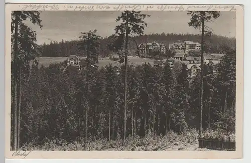 (82913) AK Oberhof, Hotel Wünscher u. Esplanat, 1928