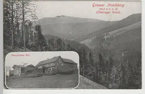 (81632) AK Großer Inselsberg m. Preussischer Hof, 1925