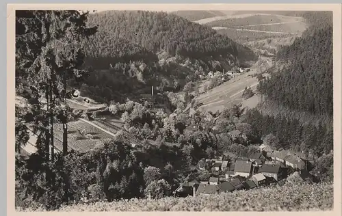 (80884) Foto AK Katzhütte-Oelze, Gesamtansicht 1961