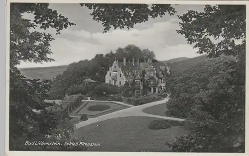 (80883) AK Bad Liebenstein, Schloss Altenstein, 1940