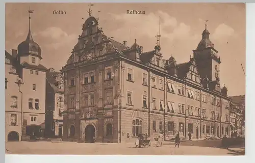 (80821) AK Gotha, Rathaus, vor 1945