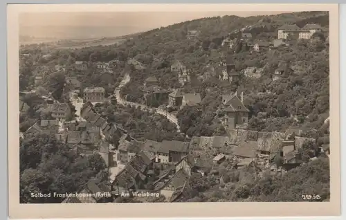 (80776) Foto AK Bad Frankenhausen, Am Weinberg, 1956