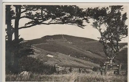 (80742) Foto AK Großer Inselsberg, Blick vom Tenneberg, 1933