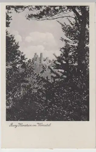 (80077) AK Burg Hanstein im Werratal, 1934