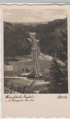 (80070) Foto AK Oberweißbach, Bergbahn, vor 1945