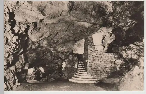 (80003) Foto AK Bad Liebenstein, Altensteiner Höhle "Der Dom", 1962