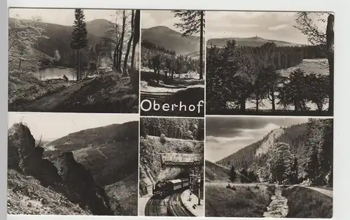 (79965) Foto AK Oberhof, Thür. Wald, Mehrbild 1960