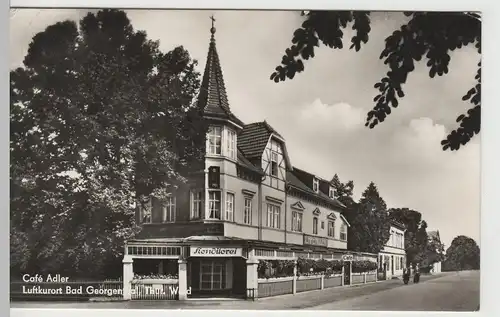 (79926) Foto AK Georgenthal, Thür. Wald, Cafe Adler 1967