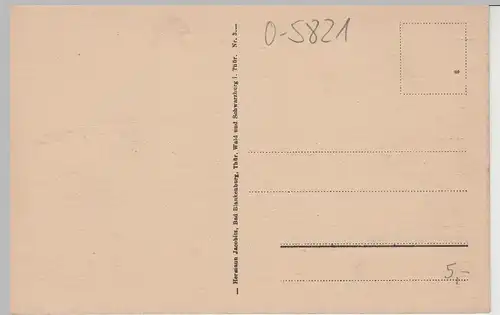 (79897) AK Bad Blankenburg, Thür. Wald, Burg Greifenstein, ab 1920