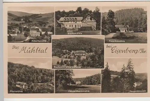 (79191) Foto AK Eisenberger Mühltal, Mehrbild 1958