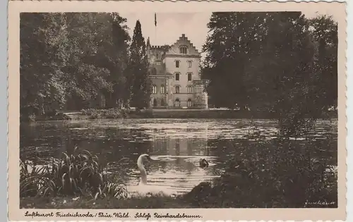 (78612) Foto AK Friedrichroda, Schloss Rheinhardsbrunn 1933-45