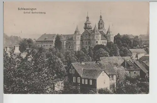 (78178) AK Schleusingen, Schloss Bertholdsburg, 1914