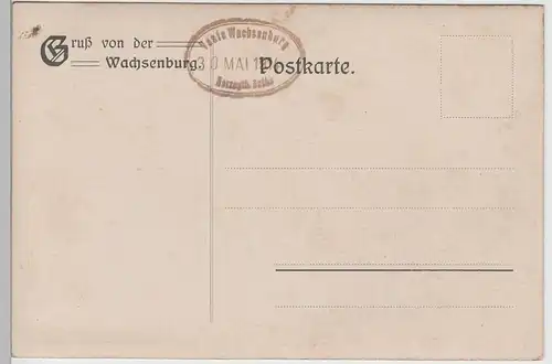 (77585) AK Veste Wachsenburg, 1914