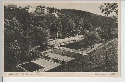 (77509) AK Stadtroda, Schwimm- und Luftbad, 1934