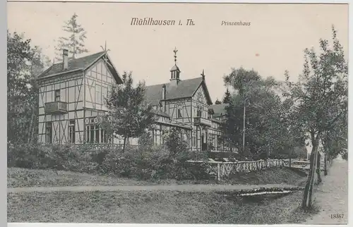 (77475) AK Mühlhausen i. Th., Prinzenhaus, 1911