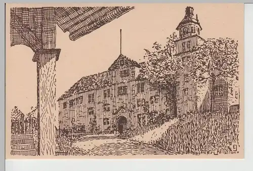 (76349) Künstler AK Schmalkalden, Schloss Wilhelmsburg, vor 1945