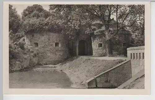 (73572) Foto AK Heldrungen, Krummes Tor 1958