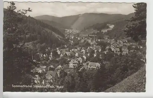 (73532) Foto AK Sitzendorf, Thür. Wald, Panorama 1966