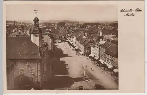 (73504) Foto AK Schmölln, Thür., Markt, Rathaus 1933-45