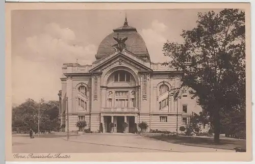 (73471) AK Gera, Reußisches Theater, bis 1918