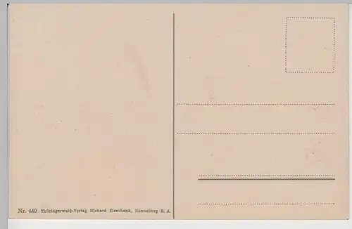 (73401) AK Cabarz, Thür. Wald, Panorama, Großer Inselsberg, bis 1920