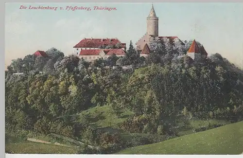 (73398) AK Seitenroda, Leuchtenburg, Blick vom Pfaffenberg, ab 1920