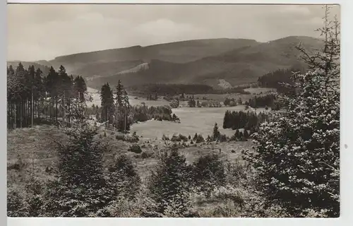 (72488) Foto AK Stützerbach, Blick zum Ilmtal u. Kickelhahn 1961