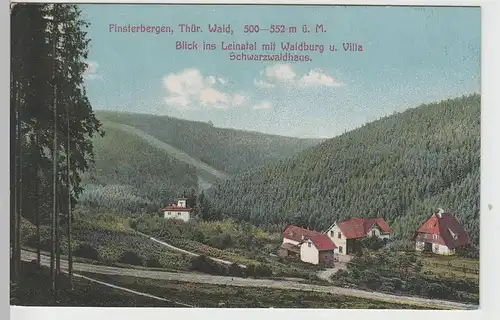 (72482) AK Finsterbergen, Leinatal, Waldburg, Villa Schwarzwaldhaus 1917