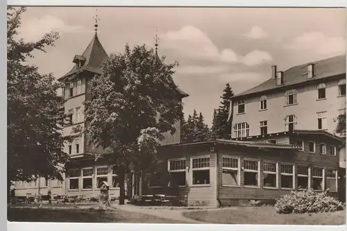 (72450) Foto AK Oberhof, FDGB Erholungsheim Glückauf 1959