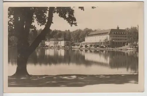 (70782) Foto AK Bad Salzungen, Kurhaus 1954