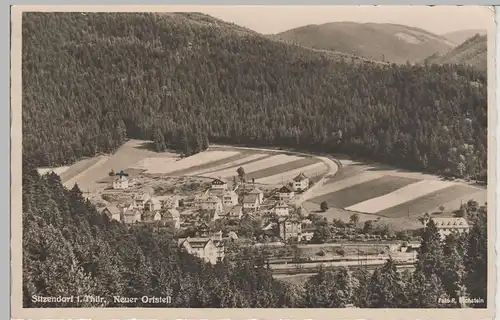 (70778) Foto AK Sitzendorf, Neuer Ortsteil, 1933-45, gel. 1950