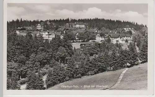 (70654) Foto AK Oberhof, Blick ins Oberland, Sept. 1945