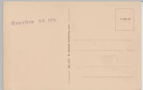 (70553) AK Rudolstadt, Schloßhof, vor 1945