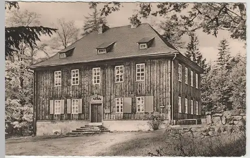 (67251) Foto AK Ilmenau, Thür. Wald, Jagdhaus Gabelbach 1963