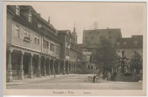 (67203) AK Arnstadt, Thür., Galerie, vor 1945