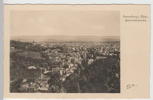 (67194) Foto AK Sonneberg, Thür., Panorama, vor 1945