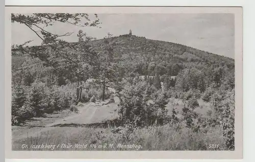 (67178) AK Großer Inselsberg, Thür. Wald, Rennsteig, nach 1945
