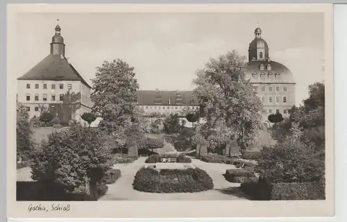 (67123) Foto AK Gotha, Schloss Friedenstein 1955