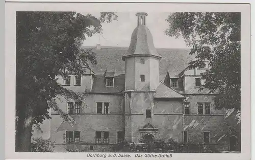 (65317) AK Dornburg a.d. Saale, Goethe-Schloss, vor 1945