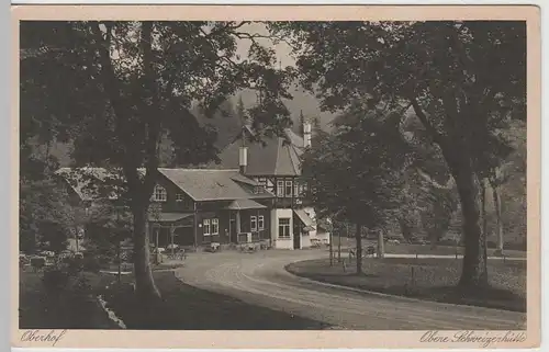 (65170) AK Oberhof, Obere Schweizerhütte 1930