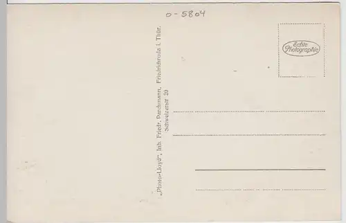 (65011) Foto AK Friedrichroda, Der Grund vor 1945