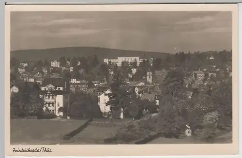 (65009) Foto AK Friedrichroda, Gesamtansicht, 1955