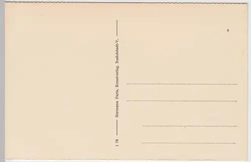 (59615) AK Schwarzatal, Partie am Wehr und Eberstein, aus Leporello vor 1945