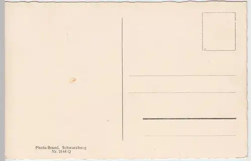 (57987) Foto AK Sitzendorf, Schwarzatal, Blick Hindenburghäuschen, v. 1945