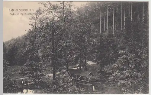 (57665) AK Elgersburg, Partie im Körnbachtal um 1910